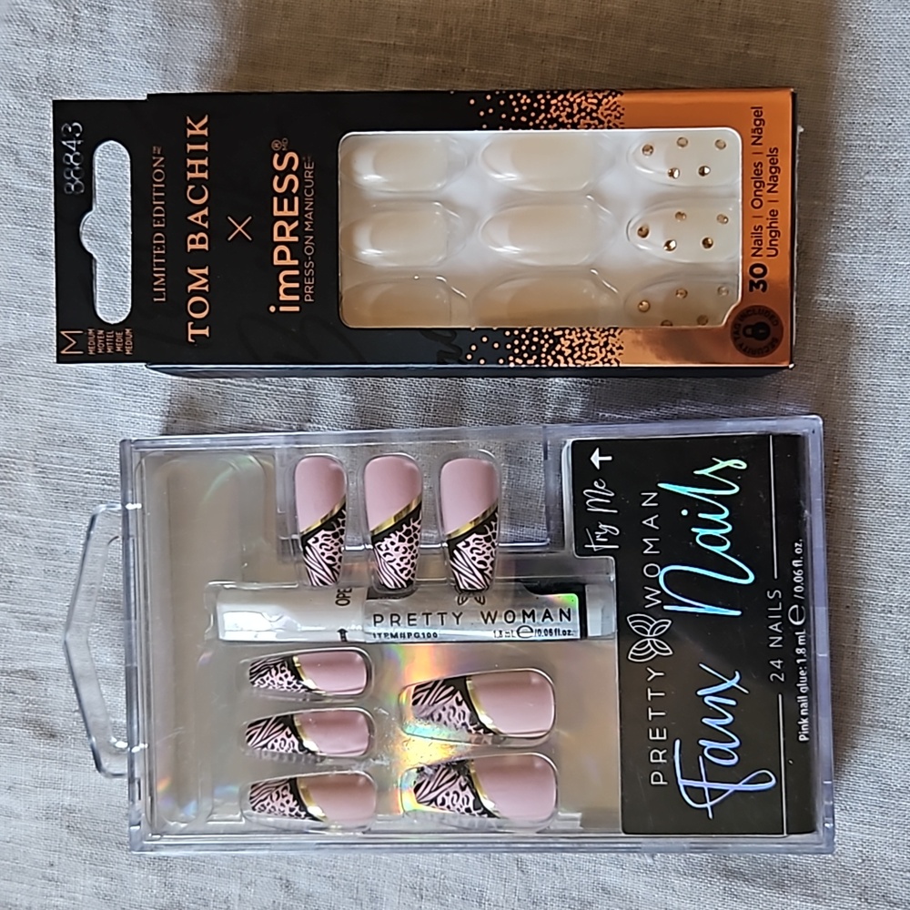 Impress and faux nails set of two